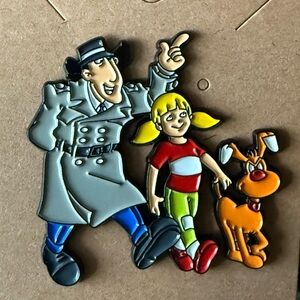 Inspector Gadget Enamel Pin Trio